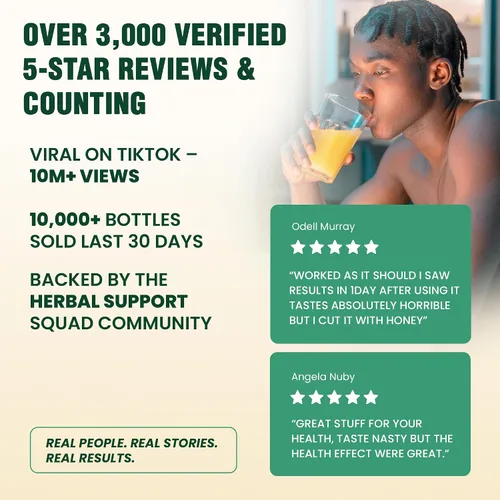 Miniatura 9 de Serene Herbs Paquete de líquido amargo de guanábana y semillas negras – Guanábana herbal orgánica para apoyo digestivo y salud inmunológica