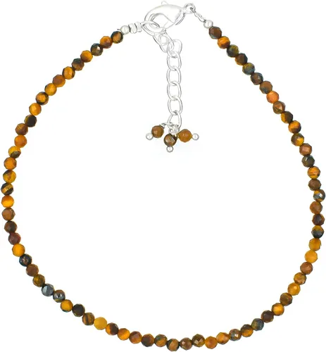 Miniatura 9 de TGH Pulsera de cuentas naturales con piedras preciosas microfacetadas, joyería para ella, cristales curativos energéticos de piedra natal, cadena