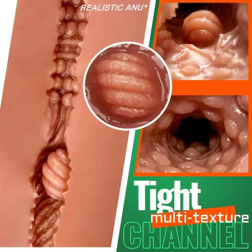 Miniatura 4 de Muñeca sexual masturbador masculino de 5.5 libras con ano apretado, masturbador anal realista con testículos realistas y nalgas prominentes