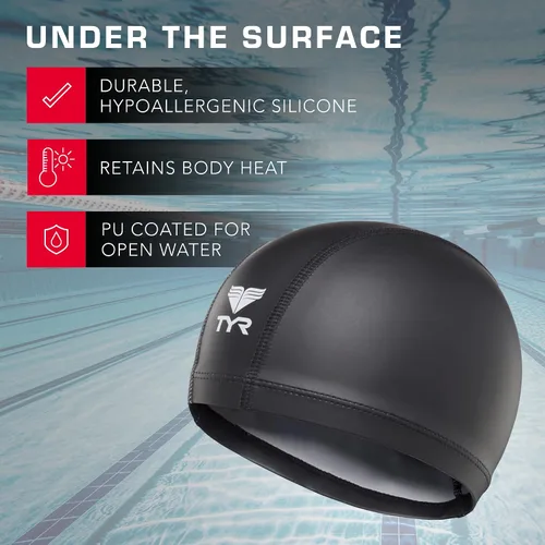 Miniatura 3 de TYR Gorro de natación para aguas frías