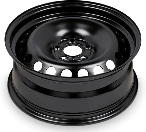 Miniatura 3 de Para Nissan Rogue 14-20 Llanta de acero negro de 17 pulgadas – Reemplazo directo OE – Rueda SUV lista para carretera