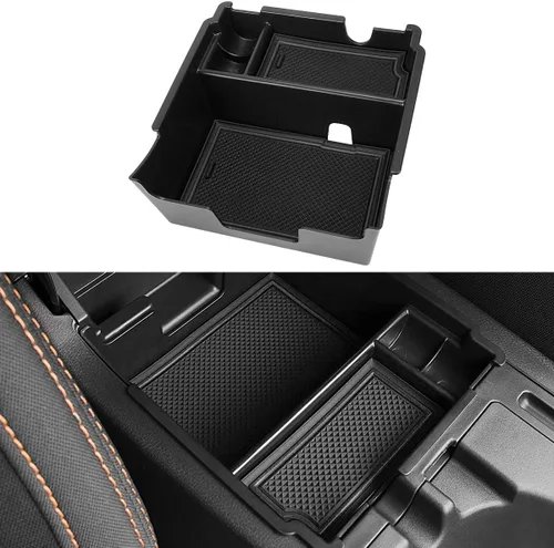 auovo Organizador de consola central para Subaru Crosstrek e Impreza 2018 2019 2020 2021 2022 2023 Accesorios interiores Bandeja de almacenamiento