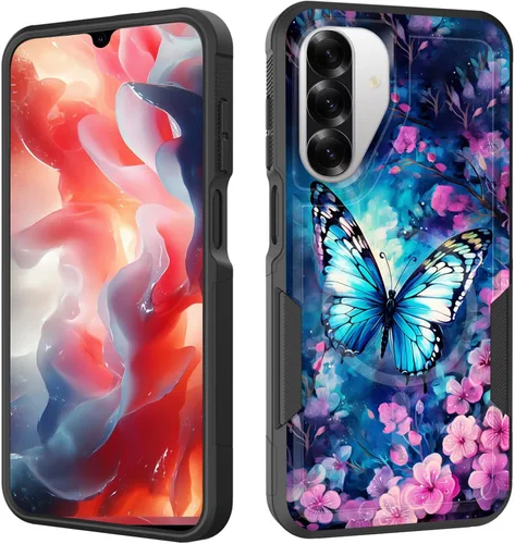 Miniatura 94 de Funda magnética para Galaxy A16 5G, [compatible con MagSafe] [protección contra caídas de grado militar] Funda resistente a prueba de golpes