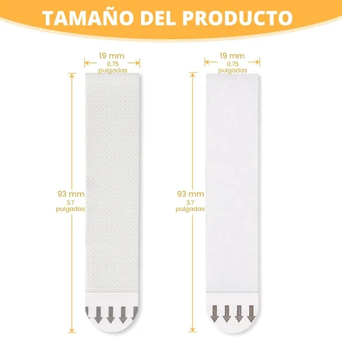 Miniatura 2 de Sinnsally Tiras Grandes para Colgar Cuadros de Servicio Pesado, 20 Pares (40 Tiras) Colgadores Adhesivos de Cuadros para Paredes Colgado Sin Clavo
