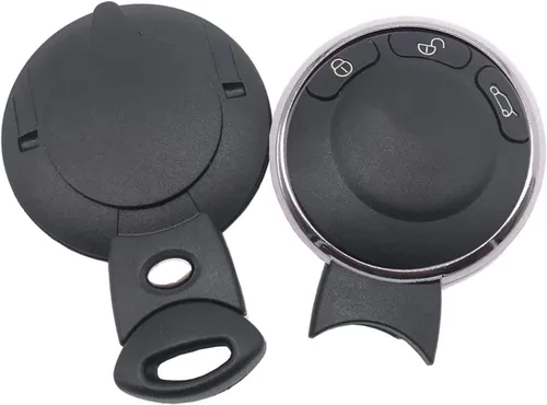 Miniatura 5 de Funda para llavero de automóvil de 3 botones para BMW Mini Cooper 2007-2014 sin llave con control remoto (1)