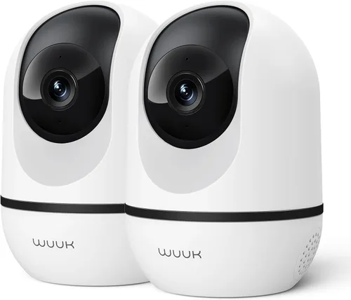 Miniatura 9 de WUUK Cámara de seguridad para interiores de 4 MP, cámara WiFi para interiores, cámara para mascotas con detección de movimiento y humanos, visión