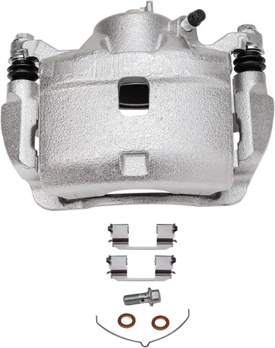 Miniatura 3 de Detroit Axle - Kit de freno delantero para Honda Element 2002-2004 CR-V 2003-2011 Pinza de freno de disco lateral del pasajero con soporte Pastillas