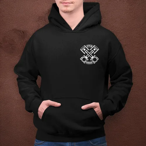 Miniatura 31 de STYLN Sudadera de manga larga con capucha Sudadera divertida con capucha unisex para adultos entusiastas del automóvil, camión, bicicleta, carreras