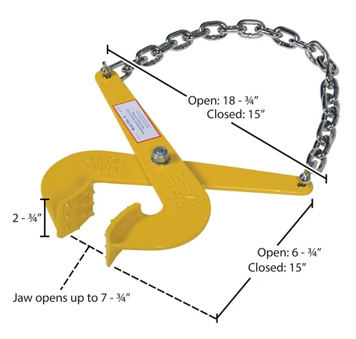 Miniatura 4 de Vestil PAL-12 - Extractor de plataforma de tijera de acero, capacidad de 5000 libras, apertura de 7 pulgadas x mandíbula de 2-3/4 pulgadas de altura