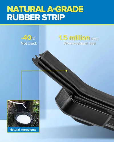 Miniatura 6 de PHILTOP Limpiaparabrisas delantero de 24 + 21 pulgadas de repuesto para Malibu Acadia Enclave 2009-2012, Tiguan 2009-2017, Traverse 2009-2011, Range