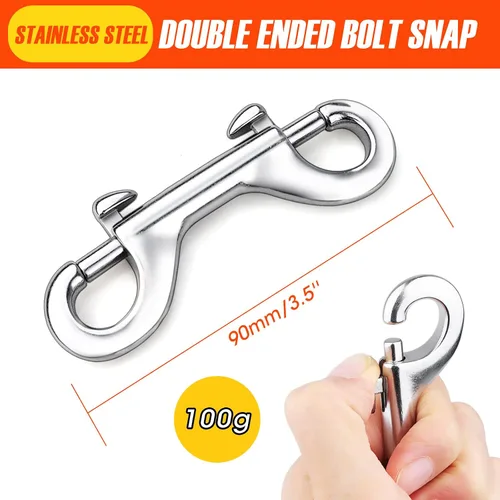 Miniatura 5 de Juego de boya marcador de superficie, tubo de señal inflable de alta visibilidad de 6 pies con tubo de señal de fondo cerrado con carrete de dedo