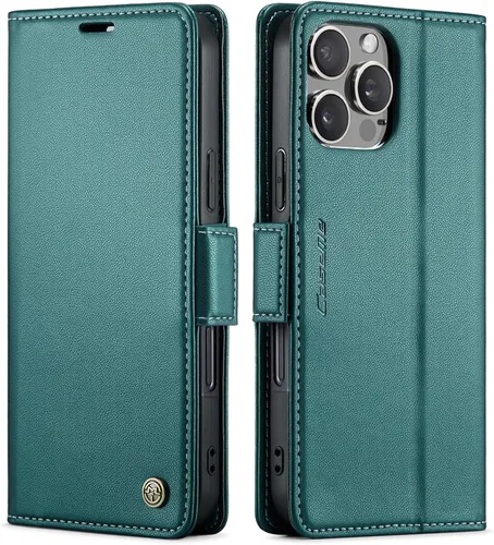 Miniatura 17 de QLTYPRI Funda tipo cartera para iPhone 7/8/SE 2020/SE 2022 5G, funda magnética de piel sintética de alta calidad con bloqueo RFID, ranuras