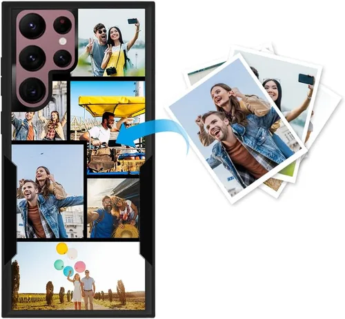 Miniatura 146 de Funda protectora personalizada para Samsung Galaxy S22 Ultra 5G (versión 2022), funda protectora de doble capa resistente con múltiples fotos, a