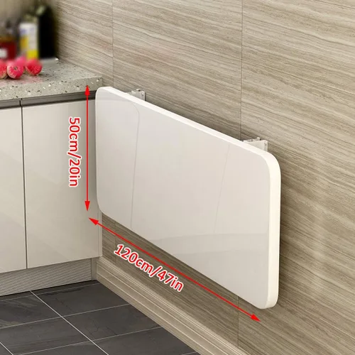 Miniatura 2 de Mesa plegable para colgar en la pared, mesa de comedor de cocina, escritorio flotante multifunción, escritorio para niños, 33 tamaños