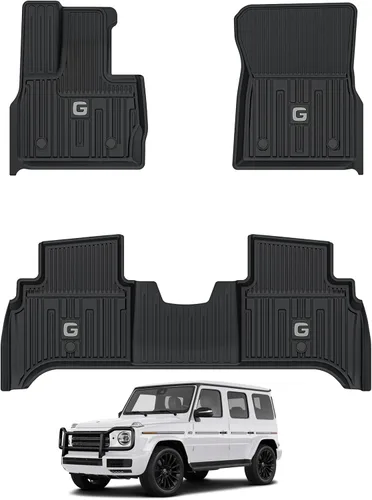 Miniatura 13 de 3W Alfombrilla de maletero para Mercedes Benz GLE 2020-2026 SUV, 350/43 AMG/450/53 AMG/580/63 AMG S Forro de maletero resistente para todo clima