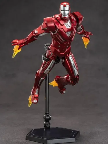 Miniatura 3 de LonullyMege Figura de acción MK33Ironman de 7 pulgadas, todas las articulaciones movibles, exquisita pintura con muchos accesorios, juguete