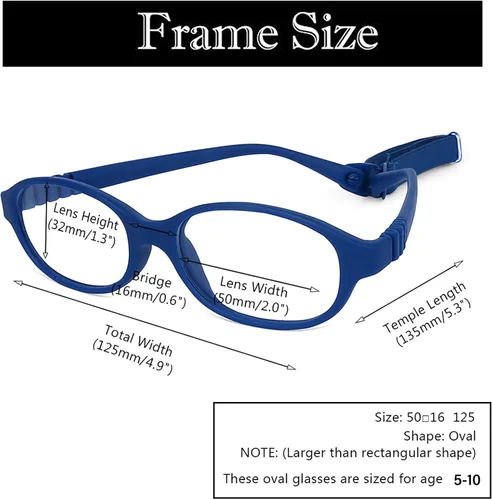 Miniatura 26 de AQWANO Children Optical Glasses Frame tr90 Flexible Bendable One-piece Safe Eyeglasses Girls Boy