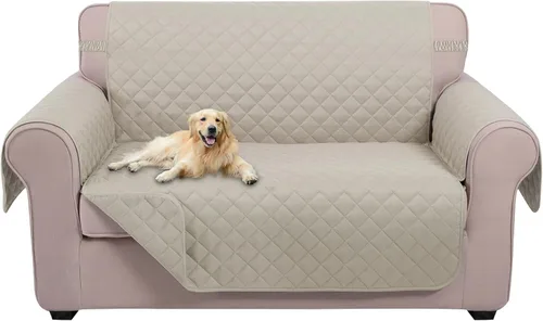Miniatura 81 de U-NICE HOME Funda de sofá reversible para perros con correas elásticas, resistente al agua, protector de muebles para mascotas, funda de sofá