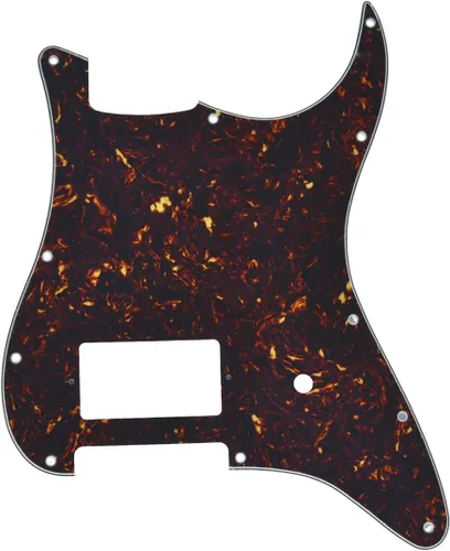 Miniatura 16 de KAISH - Golpeador de guitarra con 11 agujeros, estilo ST/Strat, un humbucker, para Delonge Stratocaster/Strat, color perla envejecida