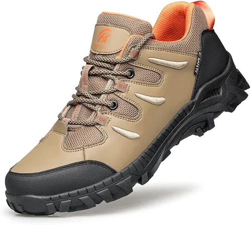 PDBQ Zapatos de acero del dedo del pie para las zapatillas de deporte impermeables del trabajo de los hombres, zapatos de construcción