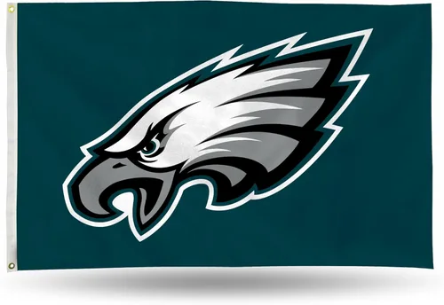 Miniatura 35 de NFL Rico Industries - Bandera estándar de 3 x 5 pies, de una cara, para interior o exterior, decoración del hogar