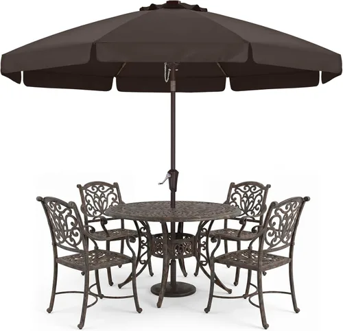 Miniatura 20 de ABCCANOPY Sombrillas prémium de 10 pies (3.05 m) para patio, beige claro