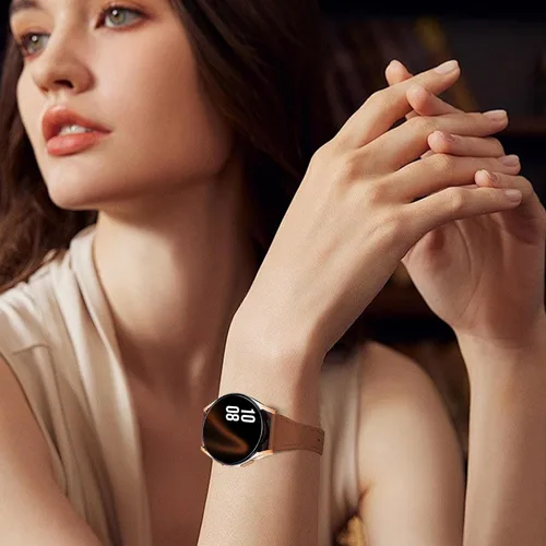 Miniatura 8 de JR.DM Paquete de 2 correas delgadas de cuero para mujer compatibles con Samsung Galaxy Watch 7/6/5/4/Active 2/4 Classic/6 Classic/5 Pro/FE 1.575 in