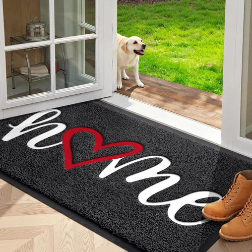 Miniatura 9 de StepLively Tapete de bienvenida para el hogar, exteriores e interiores, resistente y de bajo perfil, antideslizante, para entrada del hogar, entrada