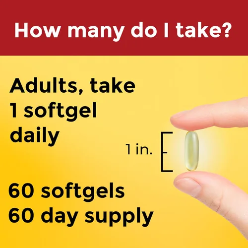 Miniatura 5 de Nature Made - Suplementos de Aceite de Pescado Omega 3 y Aceite de Algas, 1200 mg, Suplemento de Omega 3 para el Corazón, el Cerebro y los Ojos, Uno