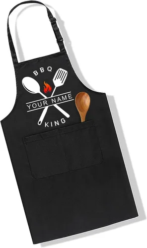 Delantales de chef personalizados, delantal de cocina personalizado con nombre de foto, logotipo, 2 bolsillos, regalo de cocina para hornear,