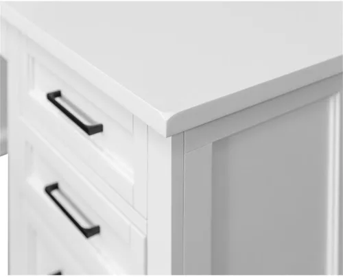 Miniatura 8 de Escritorio ejecutivo moderno de madera para oficina, totalmente montado, color blanco