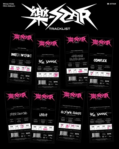 Miniatura 9 de Stray Kids -Star Rock-Star 8th Mini Album Standard 2 Versión SET CD+1p Panorama Mini Póster en Paquete+60p PhotoBook+1p PhotoCard+1p Unidad