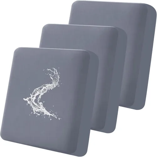 Miniatura 73 de Smiry Fundas de cojín impermeables para sofá, funda elástica y lavable, funda de cojín suave elástica antideslizante para muebles para mascotas