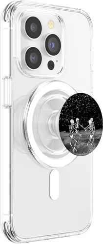 Miniatura 4 de Skeletons Dancing Night Sky Cool Goth Aesthetic Halloween PopSockets MagSafe PopGrip para iPhone