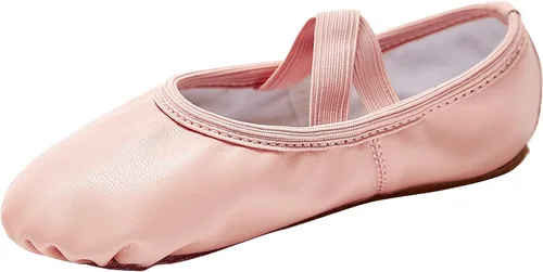 Stelle Zapatos de ballet para niñas, zapatillas de baile de cuero suave, zapatos de bailarina para niños pequeñosniños grandesmujeres