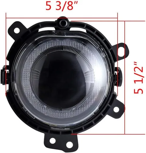 Miniatura 3 de Compatible con BMW Mini F54 Clubman F55 2014-2020 5 puertas F56 3 puertas F57 Cabriolet One Cooper S xenón blanco LED de conducción antiniebla