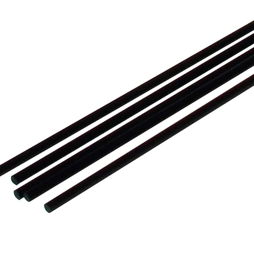 Fielect Varilla de fibra de carbono de 0.079 in para avión RC Mate Pole Longitud 15.748 in 15.7 pulgadas 10 unids
