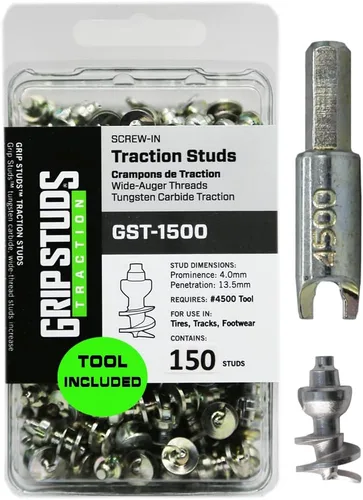 Tacos de agarre Prominence de 59.055-0.157 in, pernos de tracción atornillados para neumáticos de ATV, núcleo de carburo de tungsteno sólido, obtén