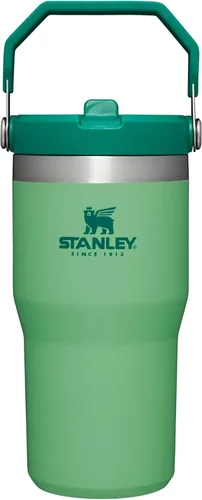 Miniatura 38 de Stanley IceFlow - Vaso con pajilla abatible con asa, de 20 onzas, tapa giratoria y popote abatible, botella de agua resistente a fugas, acero
