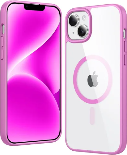 Miniatura 398 de FNTCASE Funda para iPhone 13 Pro-Max: Fundas magnéticas transparentes compatibles con Magsafe Slim anti amarillamiento protección contra caídas