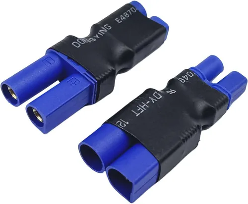 Miniatura 4 de Adaptador de conector hembra macho EC3 a EC5 para conectores de batería RC Lipo