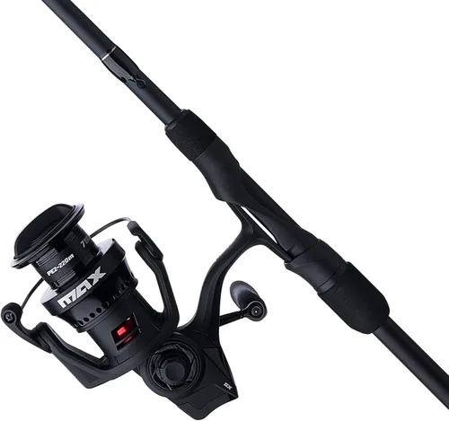 Miniatura 2 de Abu Garcia Combo de carrete giratorio y caña de pescar Max SX