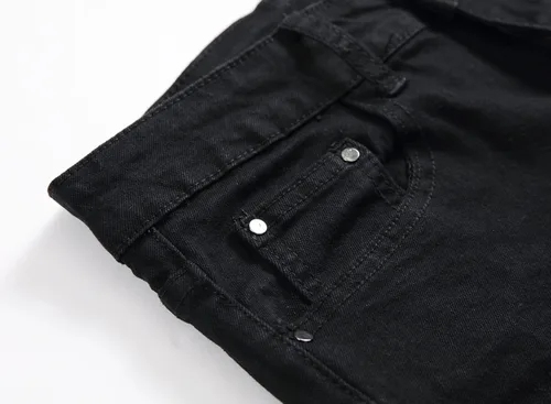 Miniatura 3 de Pantalones para hombres entalle ajustado rasgados