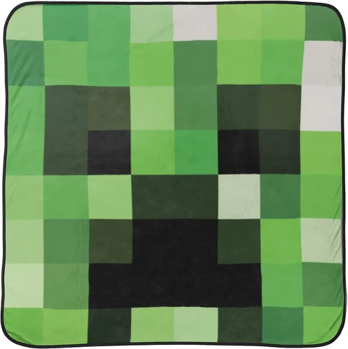 Miniatura 2 de Jay Franco Minecraft Creeper - Manta de 2 piezas, incluye manta, cesta