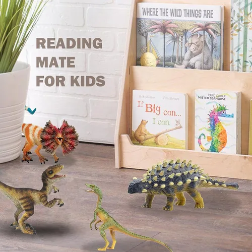 Miniatura 6 de Gemini&Genius Anquilosaurio Velociraptor Compsognathus Dilophosaurus Dilophosaurus Dinosaurs Set, recuerdo de fiesta, coleccionista de dinosaurios