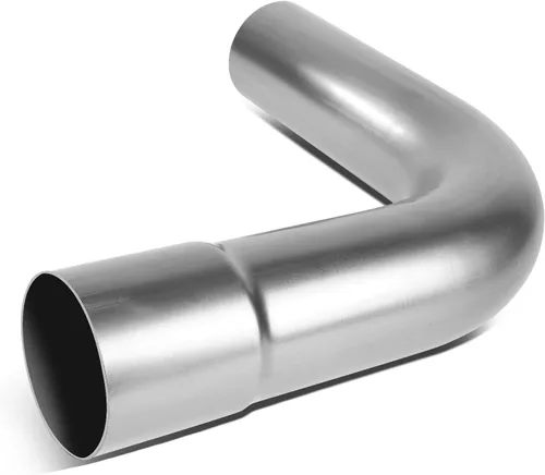 Miniatura 12 de DNA MOTORING ZTL-PP-30-0-RAW Tubo de escape recto de 18 pulgadas para bricolaje, 3 pulgadas de diámetro exterior, ajuste universal, acero suave