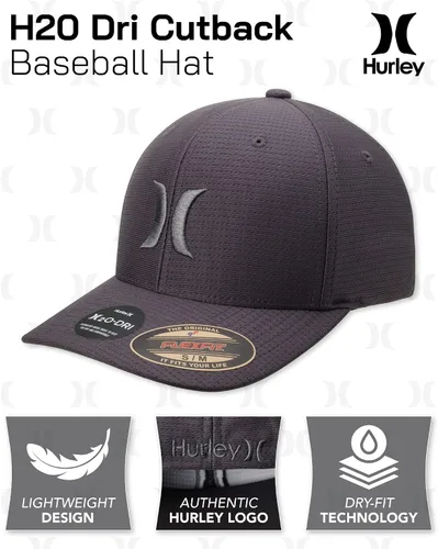 Miniatura 2 de Hurley H2O Dri Cutback - Sombrero de béisbol curvo para hombre