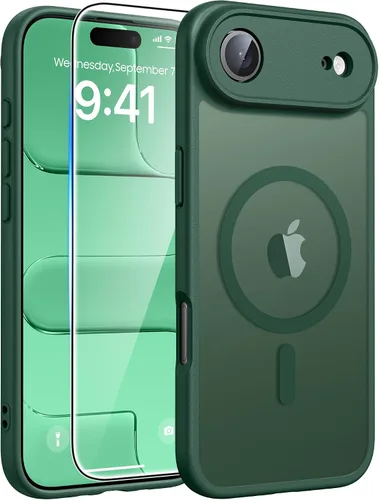 Miniatura 355 de FNTCASE - Funda para iPhone 16 Pro: magnética, mate, translúcida, de grado militar, protectora contra caídas, resistente, fina, duradera y a prueba