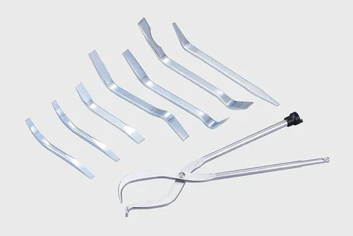 Miniatura 4 de Kit de servicio de frenos, juego de herramientas de freno de tambor profesional de 14 piezas con manómetro de revestimiento de freno