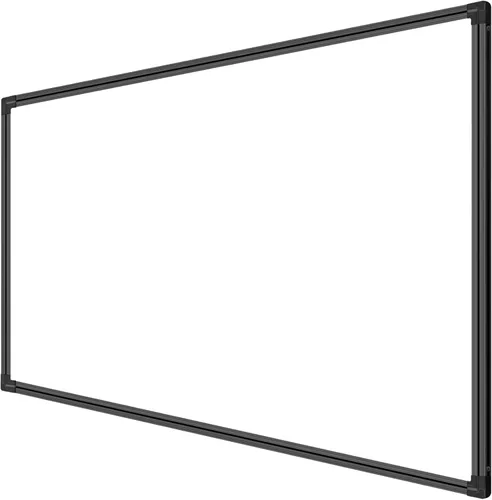 H-Qprobd Pizarra blanca de 96 x 48 pulgadas para pared, pizarra magnética grande de borrado en seco de grado comercial con todos los kits, pizarra